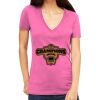 Tultex 214 - Ladies' Slim Fit Fine Jersey V-Neck Thumbnail