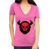 Tultex 214 - Ladies' Slim Fit Fine Jersey V-Neck Thumbnail