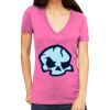 Tultex 214 - Ladies' Slim Fit Fine Jersey V-Neck Thumbnail