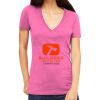 Tultex 214 - Ladies' Slim Fit Fine Jersey V-Neck Thumbnail
