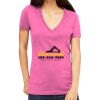Tultex 214 - Ladies' Slim Fit Fine Jersey V-Neck Thumbnail