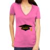 Tultex 214 - Ladies' Slim Fit Fine Jersey V-Neck Thumbnail