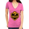 Tultex 214 - Ladies' Slim Fit Fine Jersey V-Neck Thumbnail