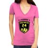 Tultex 214 - Ladies' Slim Fit Fine Jersey V-Neck Thumbnail