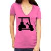Tultex 214 - Ladies' Slim Fit Fine Jersey V-Neck Thumbnail