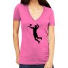 Tultex 214 - Ladies' Slim Fit Fine Jersey V-Neck Thumbnail