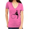 Tultex 214 - Ladies' Slim Fit Fine Jersey V-Neck Thumbnail