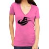 Tultex 214 - Ladies' Slim Fit Fine Jersey V-Neck Thumbnail
