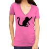 Tultex 214 - Ladies' Slim Fit Fine Jersey V-Neck Thumbnail