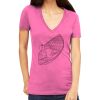 Tultex 214 - Ladies' Slim Fit Fine Jersey V-Neck Thumbnail