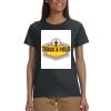 Gildan 100% Cotton Ladies T-Shirt Thumbnail