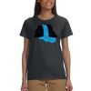 Gildan 100% Cotton Ladies T-Shirt Thumbnail